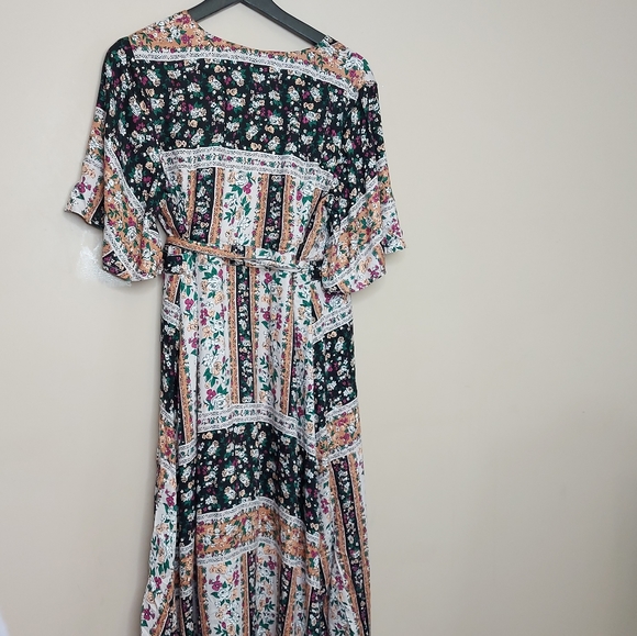 Pinkblush Floral Patchwork Midi Dress - Picture 7 of 13